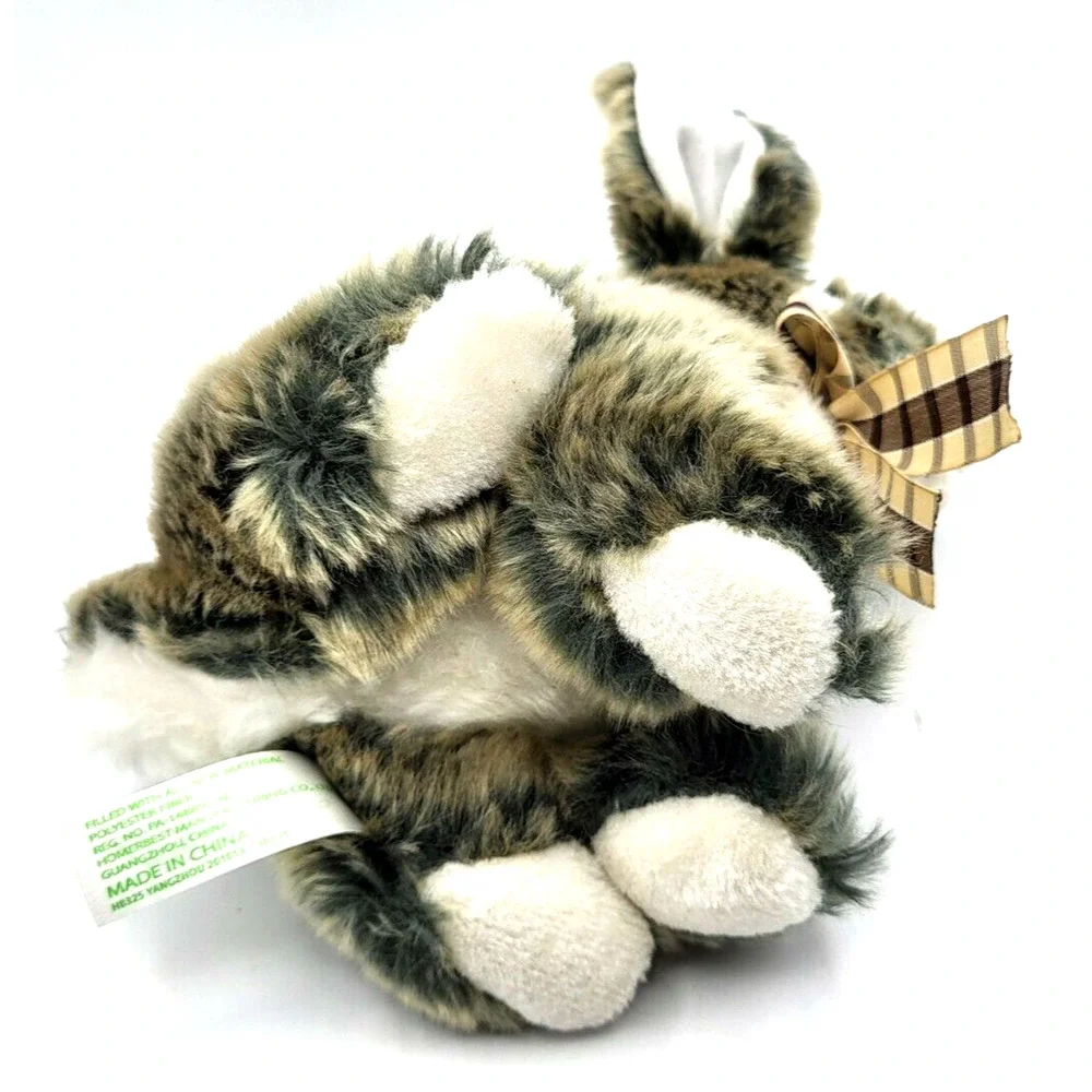 HOMERBEST Realistic Gray Bunny Rabbit Plush Fluffy 9